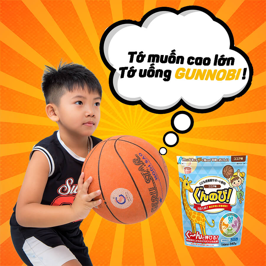Bột Gunnobi giúp bé phát triển toàn diện 