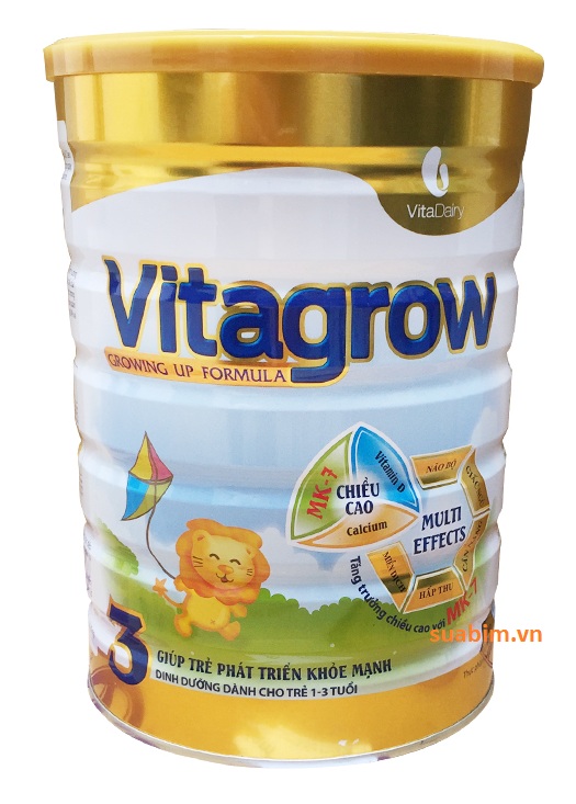 Sữa Vitagrow với hệ dưỡng chất MK7 giúp bé nâng cao tầm vóc