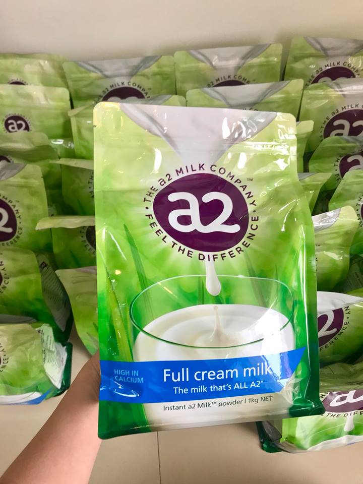 Sữa A2 Úc mẫu mới hàm lượng canxi cao