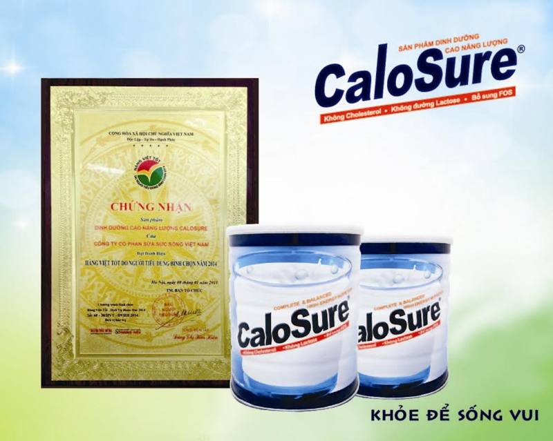 Sữa Calosure bổ sung dinh dưỡng hiệu quả cho người bệnh