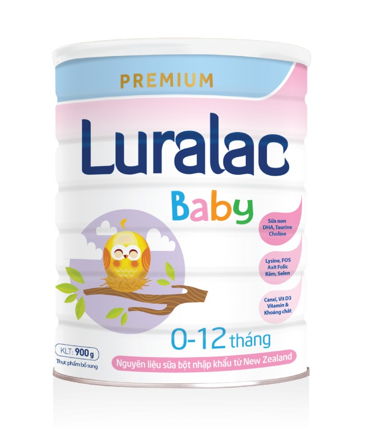 Sữa Luralac baby cho bé 0-12 tháng