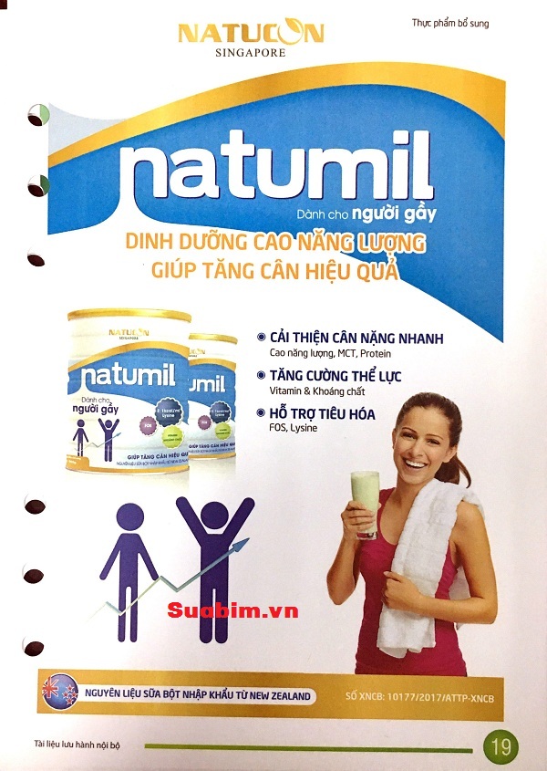 Sữa Natumil dành cho người gầy