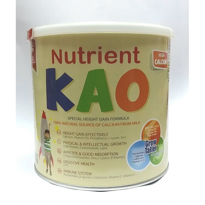 Sữa Nutrient Kao dinh dưỡng cho bé phát triển chiều cao vượt trội