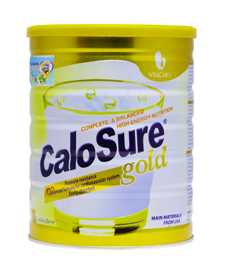 Sữa Calosure Gold dinh dưỡng dành cho người tim mạch, huyết áp, tiểu đường của Hãng Vitadairy