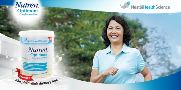 Sữa Nutren Optimum giúp hồi phục sức khỏe nhanh