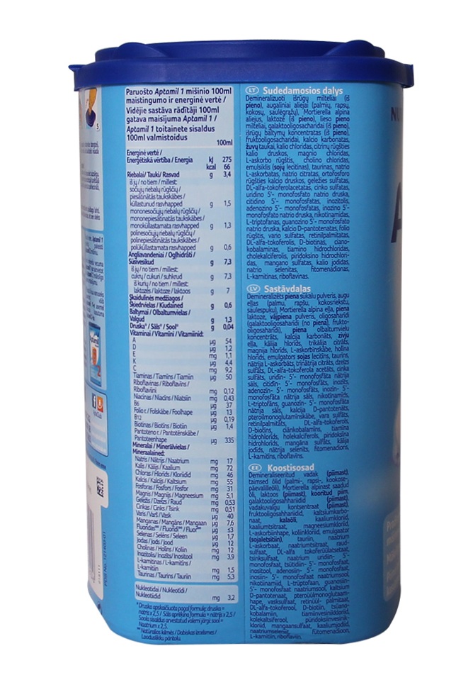 Thành phần dinh dưỡng sữa aptamil đức số 1