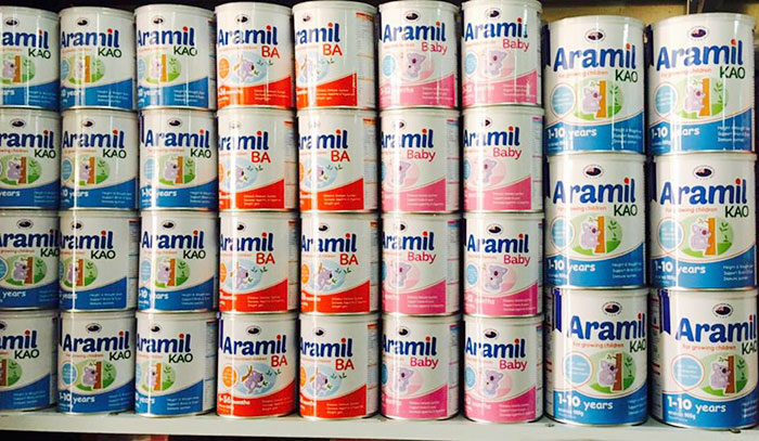 Trưng bày Sữa Aramil