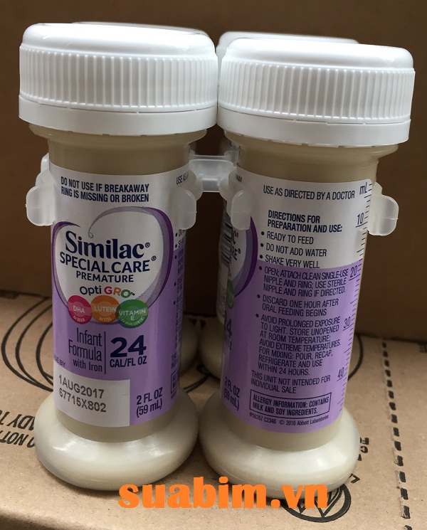 Chi tiết ống sữa similac special care 24 Kcal mẫu mới