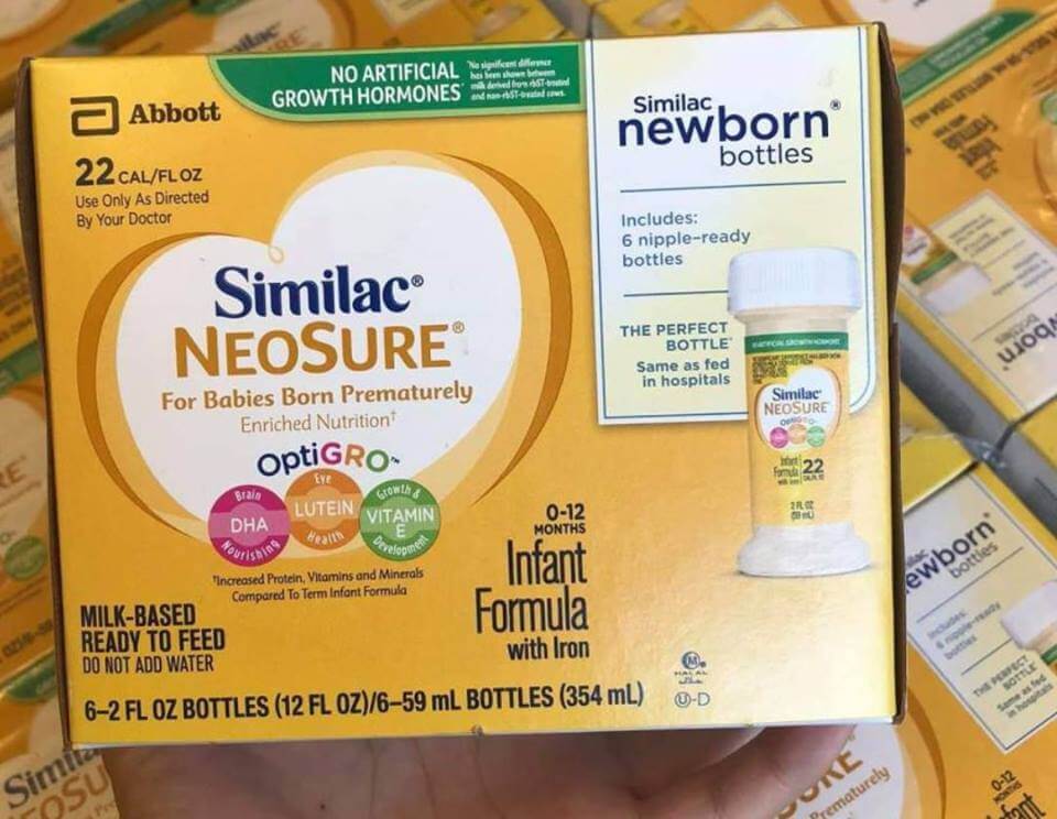 Hộp sữa nước similac neosure hàng xách tay mỹ