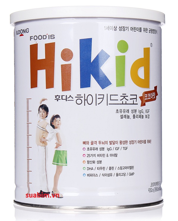 SỮA HIKID hỗ trợ bé phát triển CHIỀU CAO tốt & củng cố hệ miễn dịch3