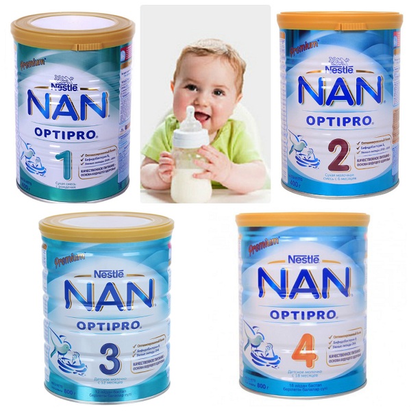 Sữa Nan Nga dinh dưỡng cho trẻ sơ sinh