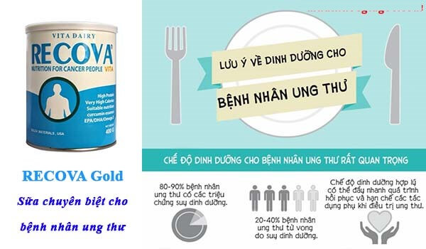 lưu ý khi sử dụng sữa recova gold