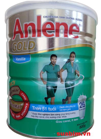 Sữa Anlene dành cho người già trên 51 tuổi bổ sung canxi hiệu quả