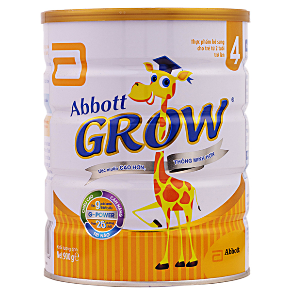 Sữa Abbott Grow 4 900g dành cho bé 2 -6 tuổi