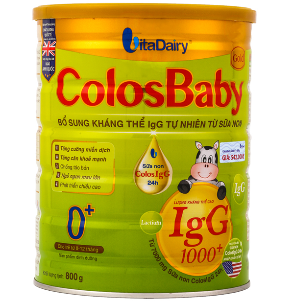 Sữa Colosbaby Gold 0+ (Cho Bé 0-12 tháng)