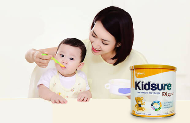 Sữa kidsure digest giúp mẹ chăm sóc bé