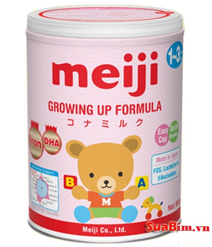 Sữa Meiji Nhập khẩu nguyên lon từ nhật số 9 dành cho bé 1-3 tuổi
