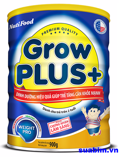 Sữa Nuti Grow Plus xanh 900g