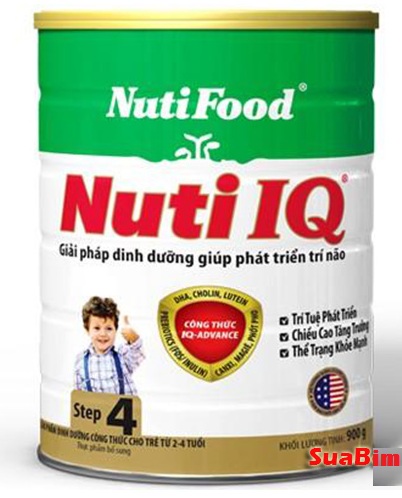 Sữa Nuti IQ step 4 dành cho bé 2-6 tuổi