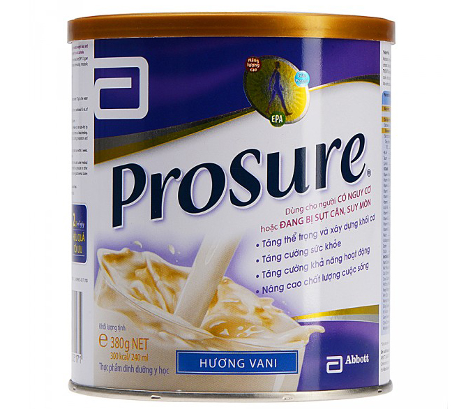 Giá sữa prosure là bao nhiêu?