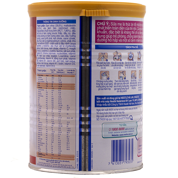 Hình ảnh sữa pre nan 400g của Nestle
