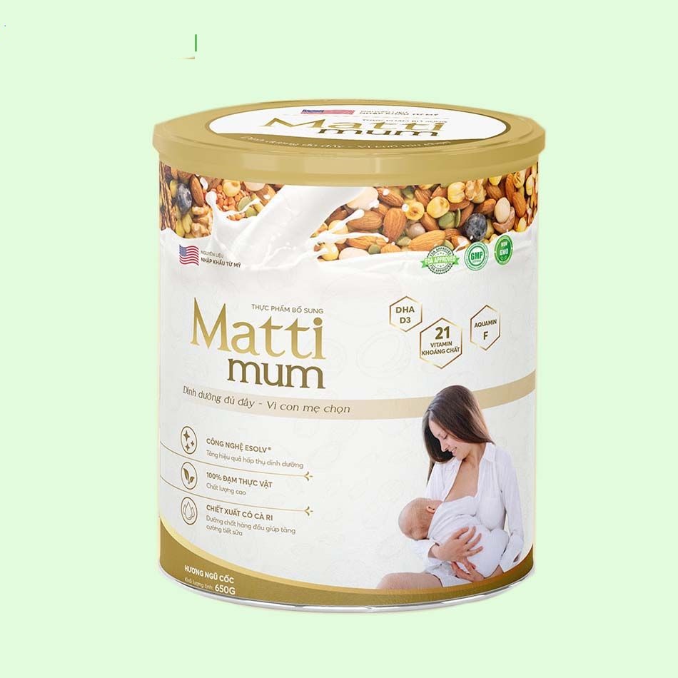 Sữa hạt matti mom 650g