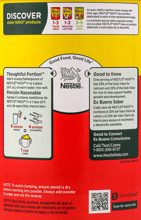 Thông tin và hướng dẫn cách pha sữa nido nắp đỏ