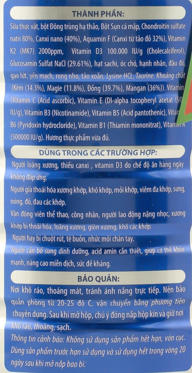 công dụng sữa yako glucosamin sụn vi cá mập