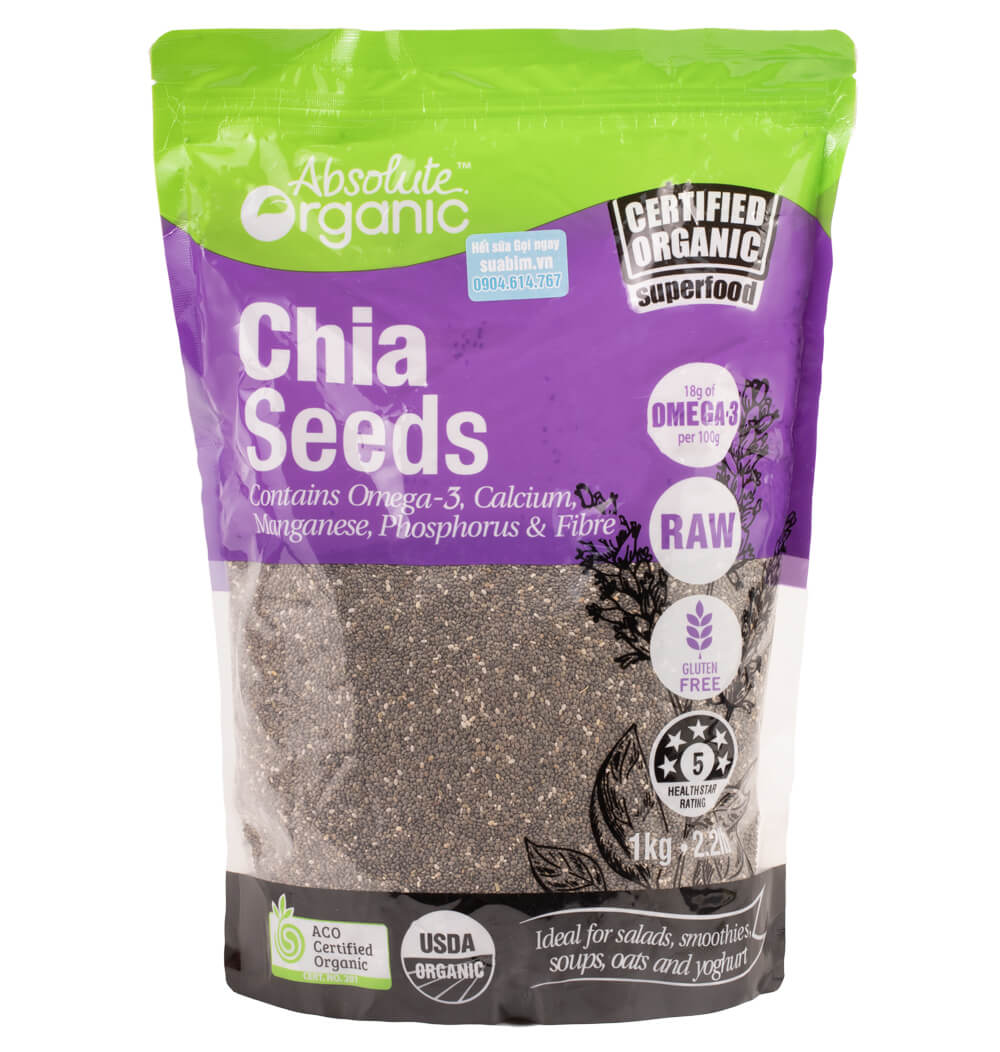 hạt chia úc tím 1kg