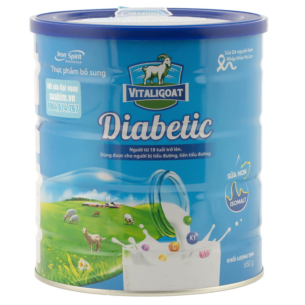 Hình ảnh sữa dê vitaligoat diabetic