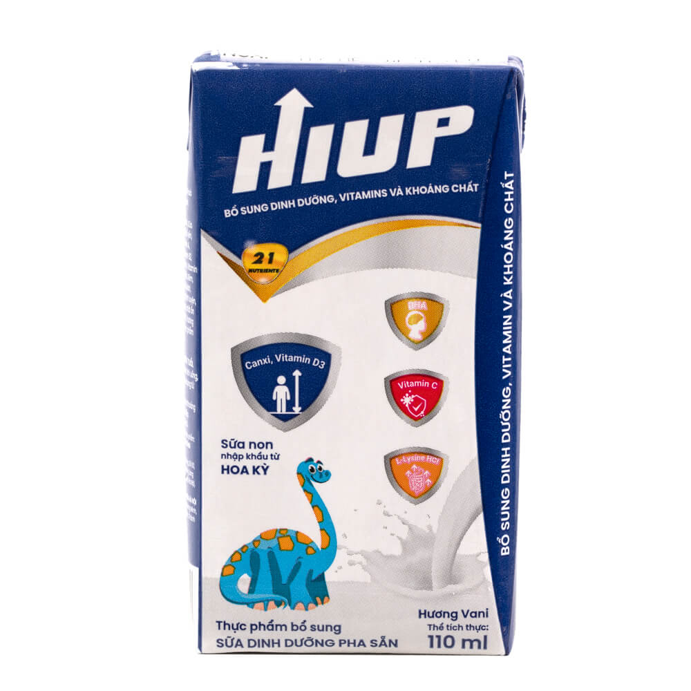 hình ảnh sữa nước hiup 110ml