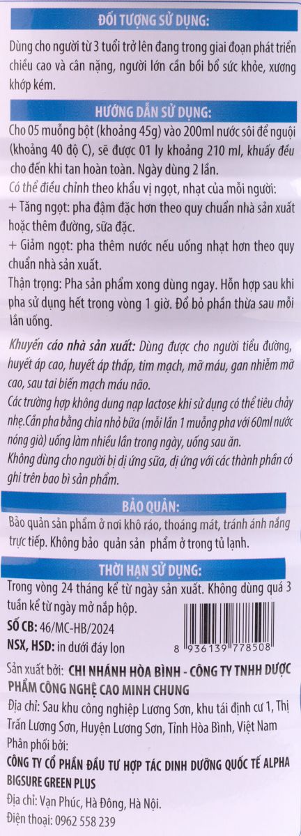 Hướng dẫn sử dụng sữa