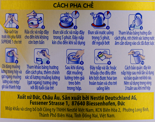 Nguồn gốc xuất xứ nơi sản xuất sữa nan supreme