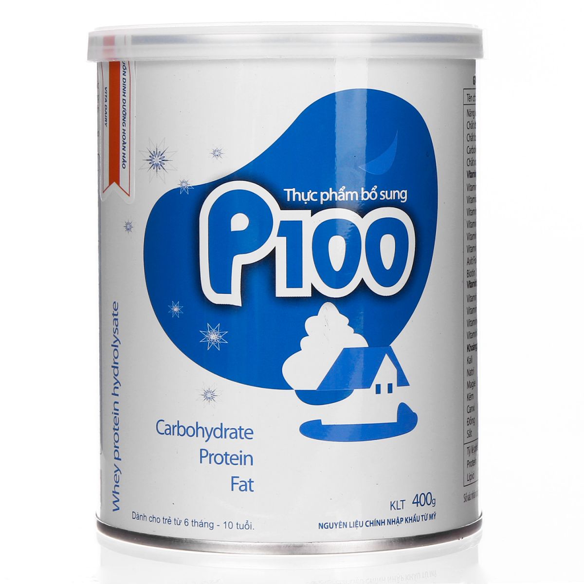 Sữa P100 của viện dinh dưỡng DỄ UỐNG, giúp bé tăng cân ổn định