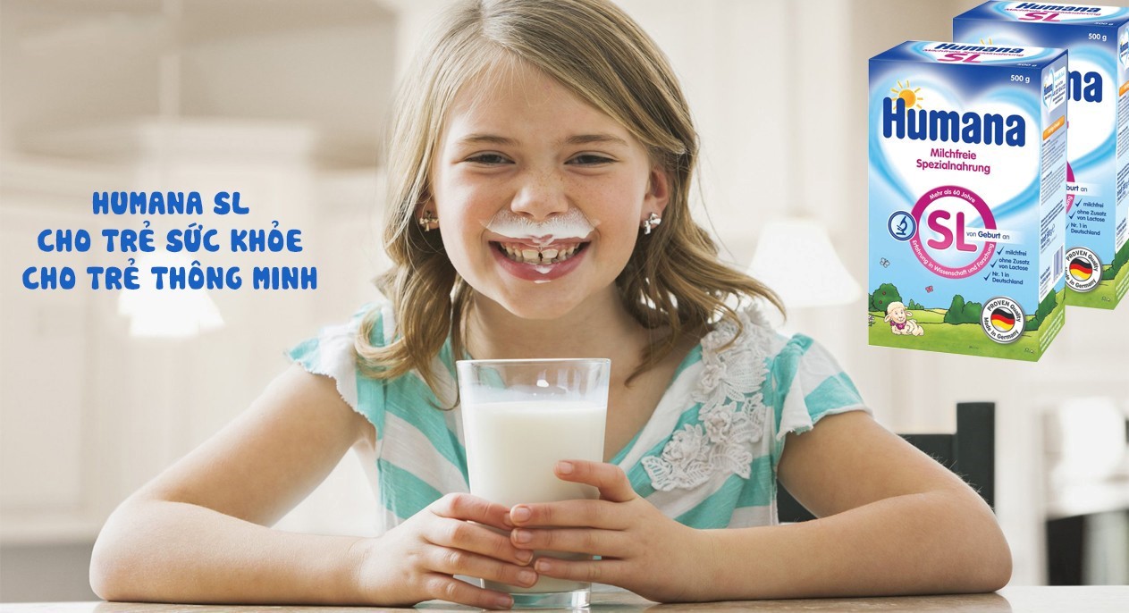 Sữa humana SL vị ngon bé thích uống không khó uống như sữa thủy phân