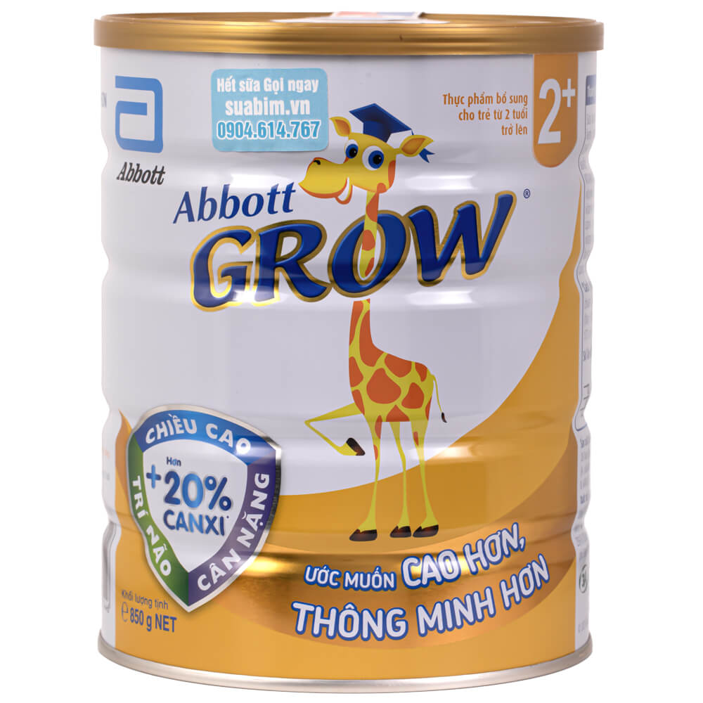 Sữa abbott grow 2+ 850g