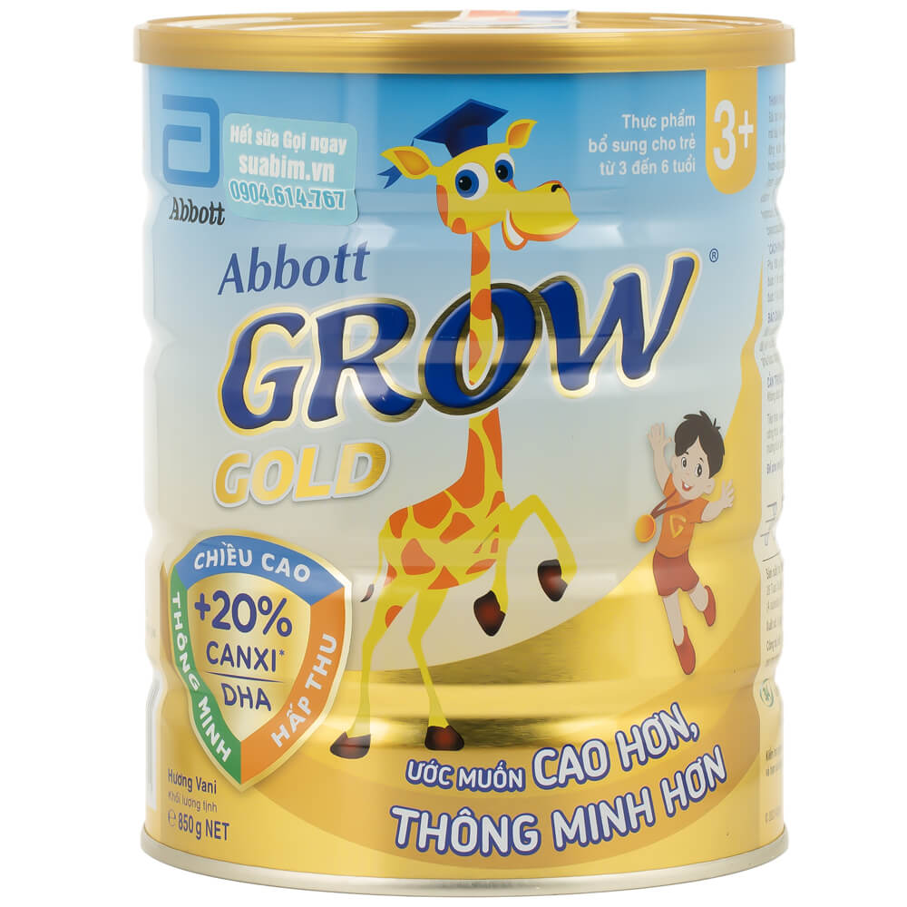 Sữa abbott grow 3+ 850g