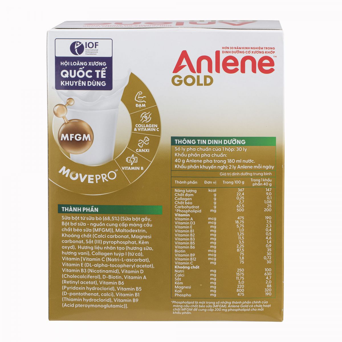 sữa anlene gold hộp giấy 1,2kg 03