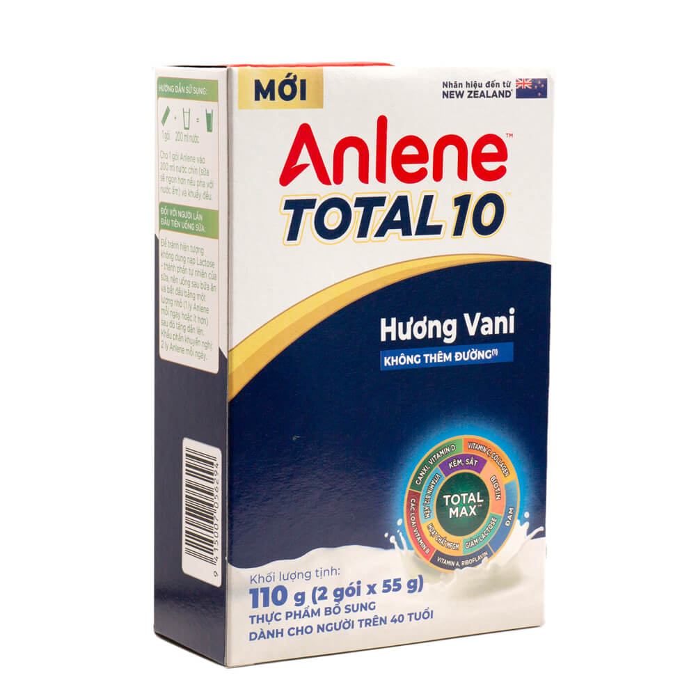 sữa anlene total 10 dạng túi