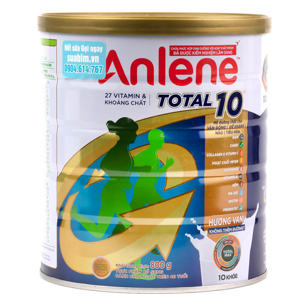 sữa anlene total 10 800g