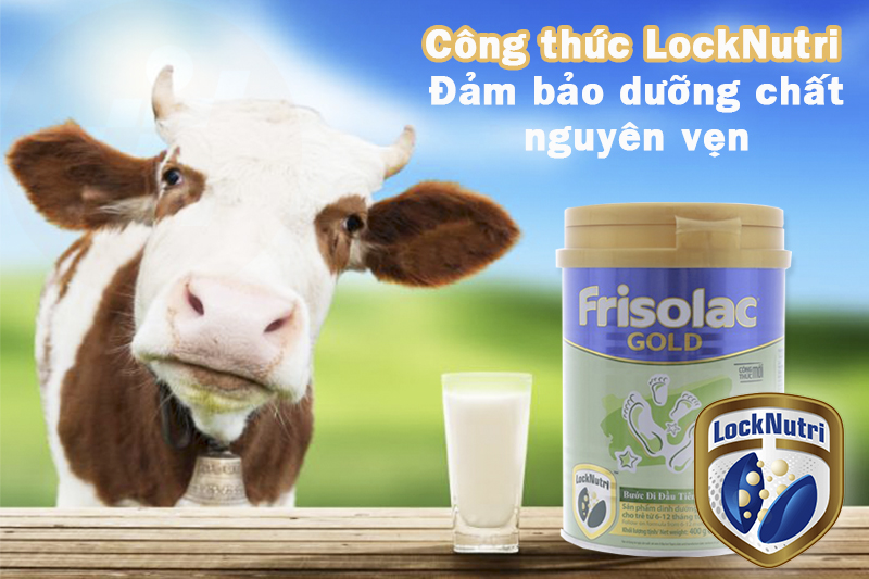 Sữa Frisolac Gold 2 với công thức LuckNutri