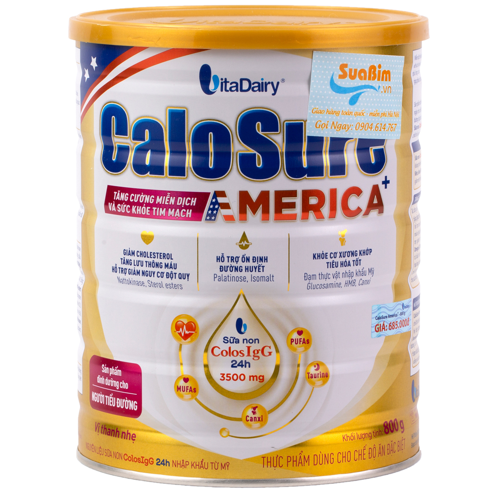 Sữa Calosure America tiểu đường