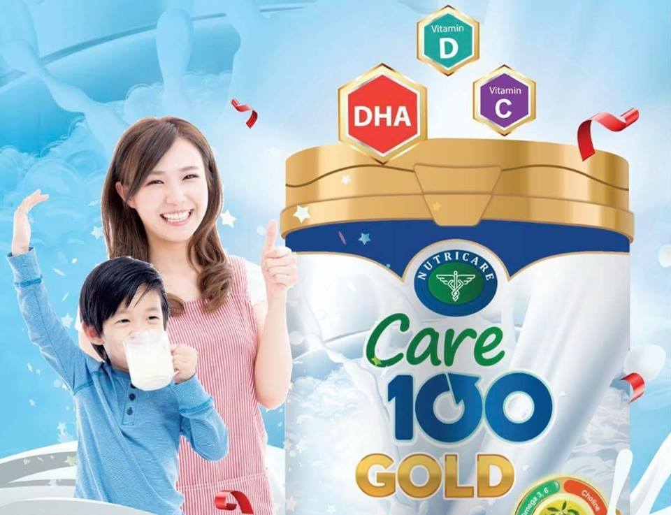 Sữa Care 100 Gold 900g bổ sung dinh dưỡng vượt trội cho bé thấp còi3