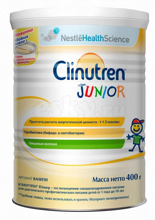 Sữa Nutren Junior Nga giúp bé ăn ngon miệng, uống sữa tốt