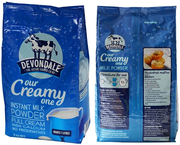 Sữa Devondale nhập khẩu từ Úc bổ sung dinh dưỡng cho cả nhà