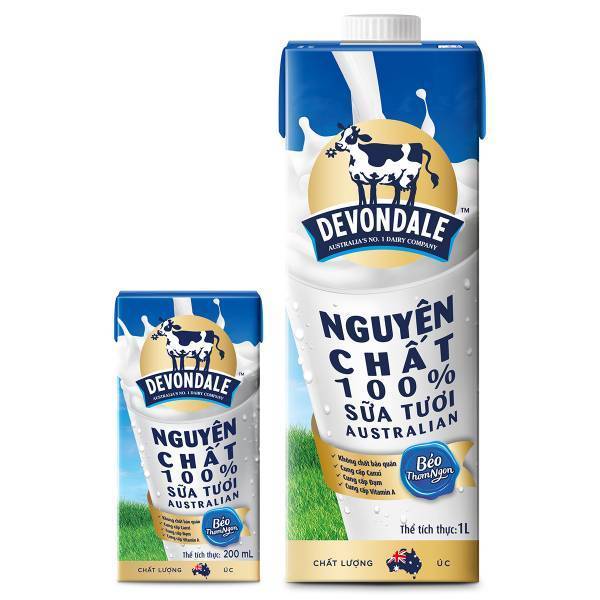Sữa Devondale nhập khẩu từ Úc bổ sung dinh dưỡng cho cả nhà1