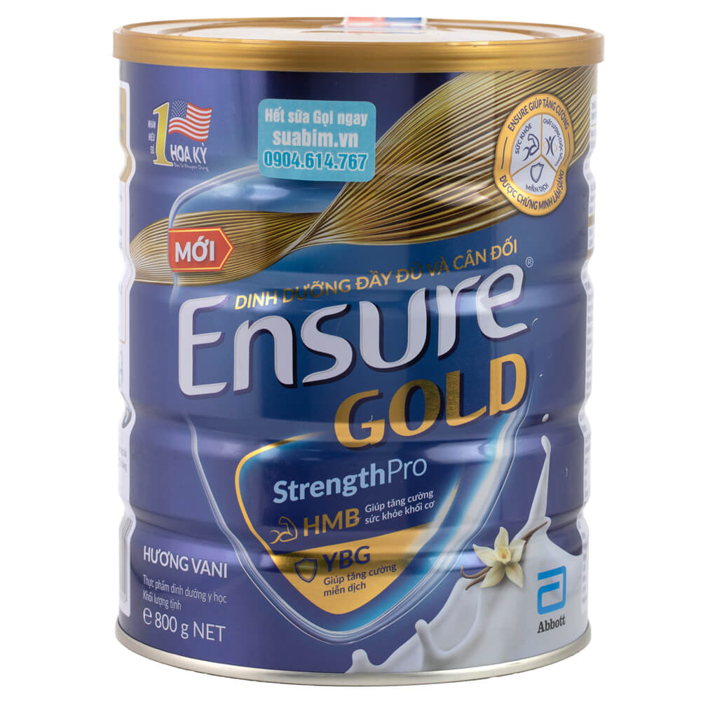 sữa ensure vani 800g