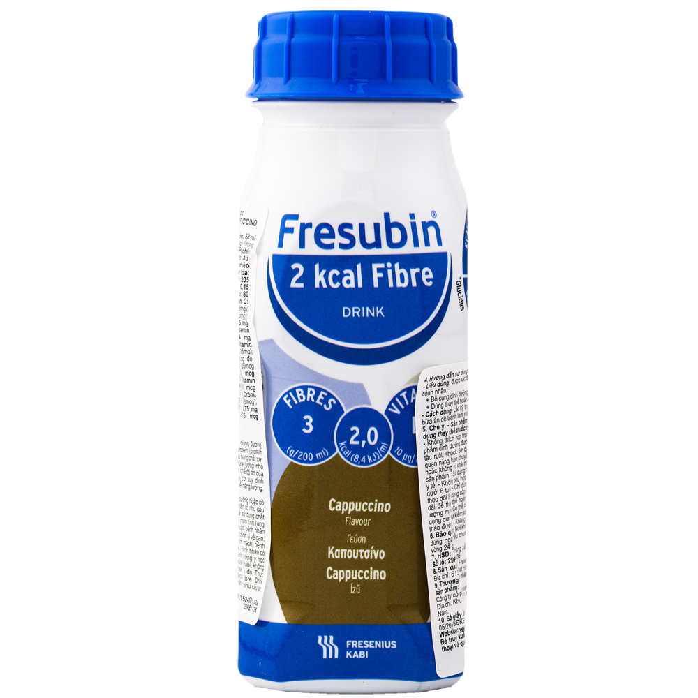 hình ảnh lon sữa fresubin 2kcal fibre 200m