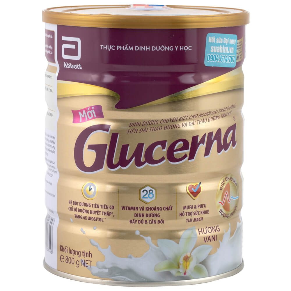 Sữa glucerna 800g hàng việt nam