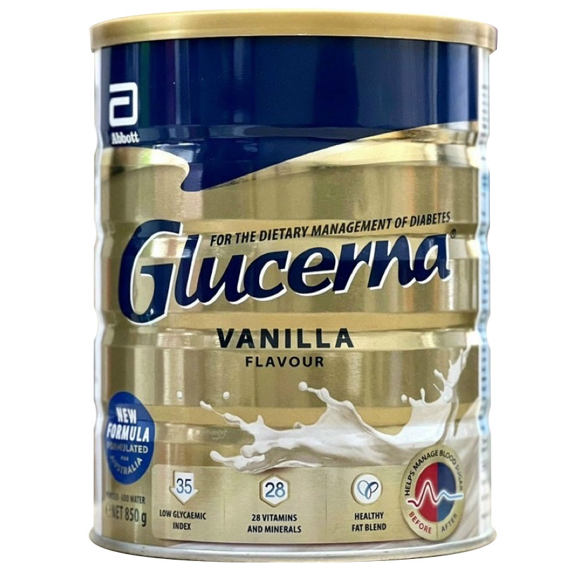 Sữa Glucerna 850g nhập khẩu nguyên lon từ Úc